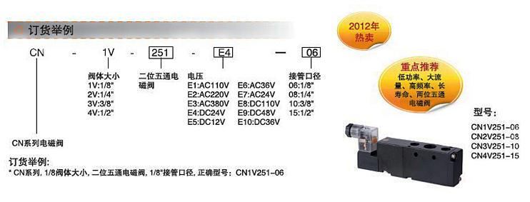 CN系列電磁閥